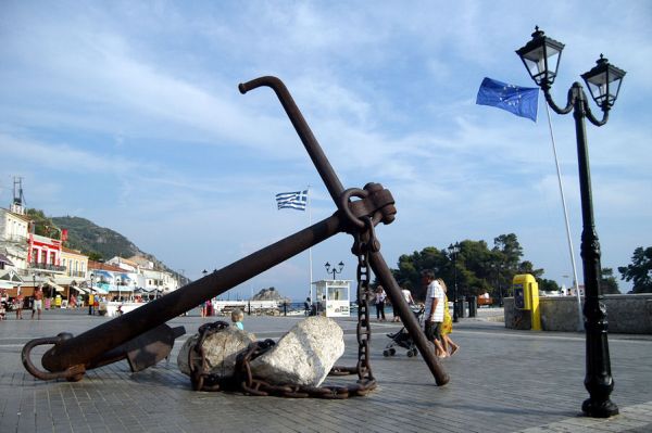 Centrum městečka Parga