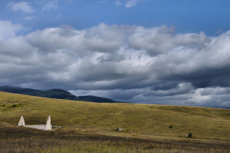 Krajina v okolí Livanjsko polje.