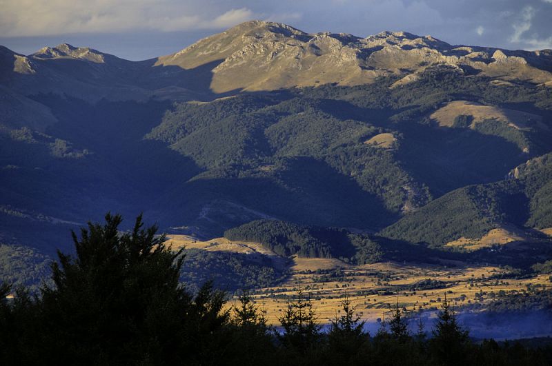 Pohoří Crvaj planina.