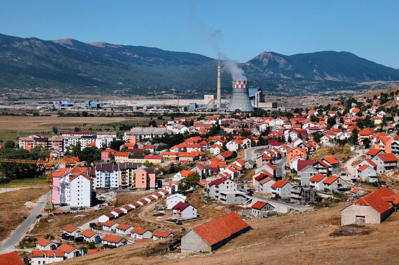 Městečko Gacko u hranice s Černou Horou.